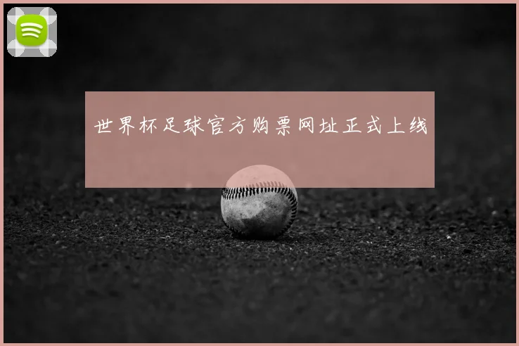 世界杯足球官方购票网址正式上线